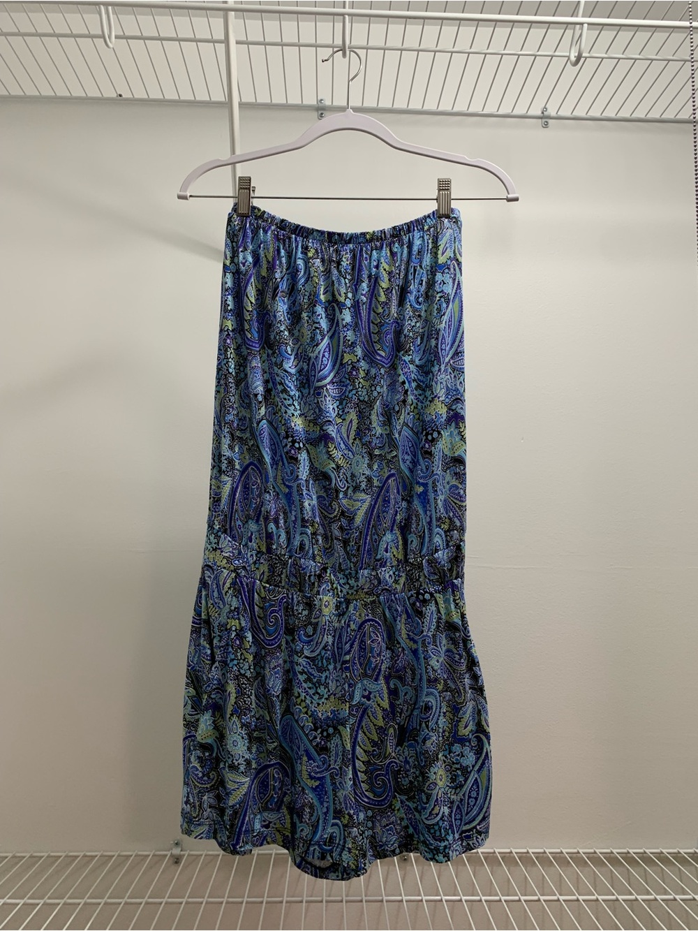 VENUS Multicolor Paisley Strapless Romper